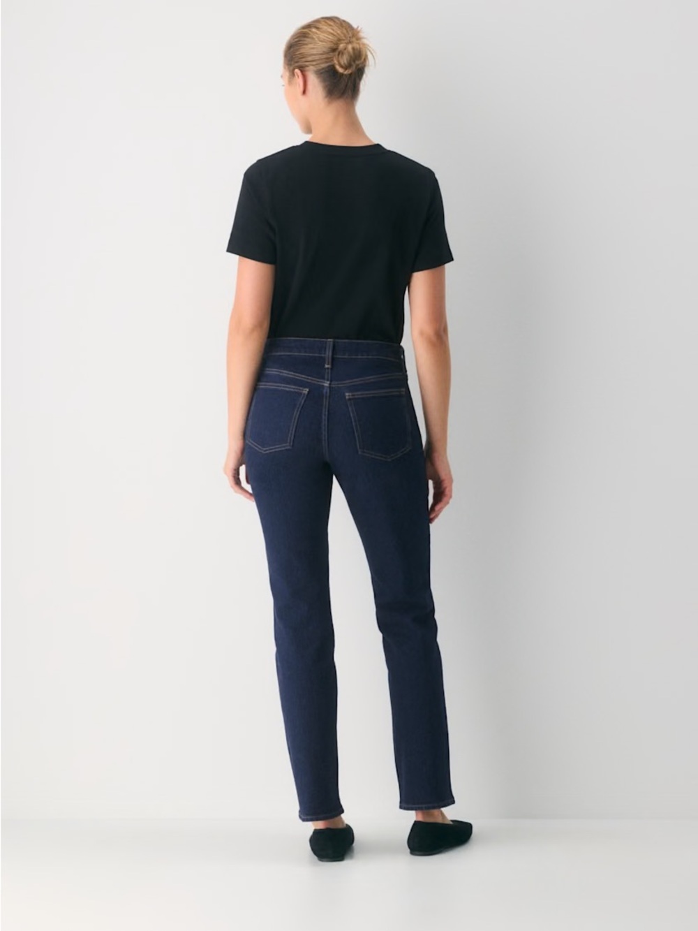 Denim Forum Tilda Curve-Fit Lo-Rise Straight Jeans - Picture 5 of 15